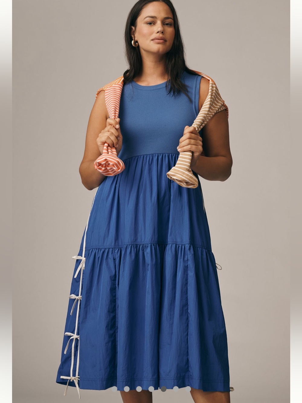 Anthropologie x Daily Practice Bowline Sleeveless Midi Dress - Size L - BNWT
